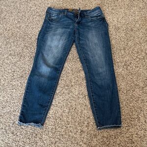 Kut from the Kloth Dark Blue Ankle Jeans